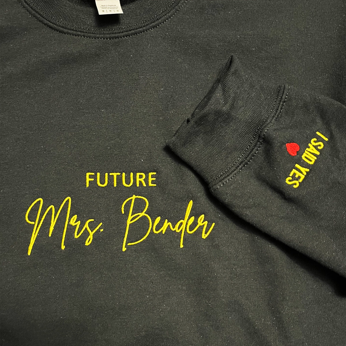 Embroidered Future Mrs Hoodie - Engagement Gift for Bride