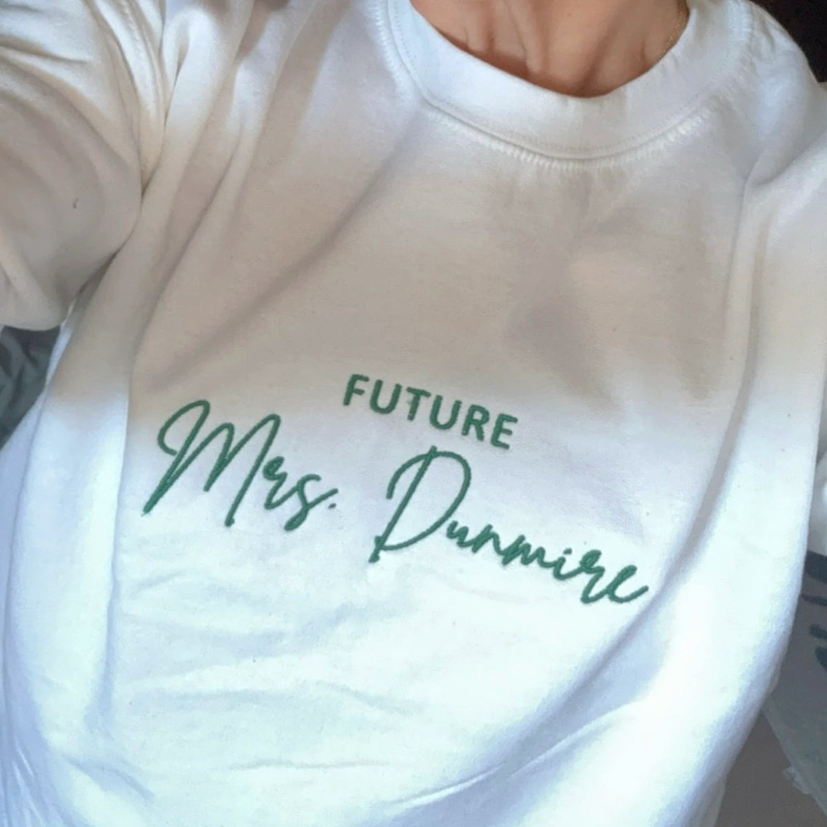 Embroidered Future Mrs Hoodie - Engagement Gift for Bride