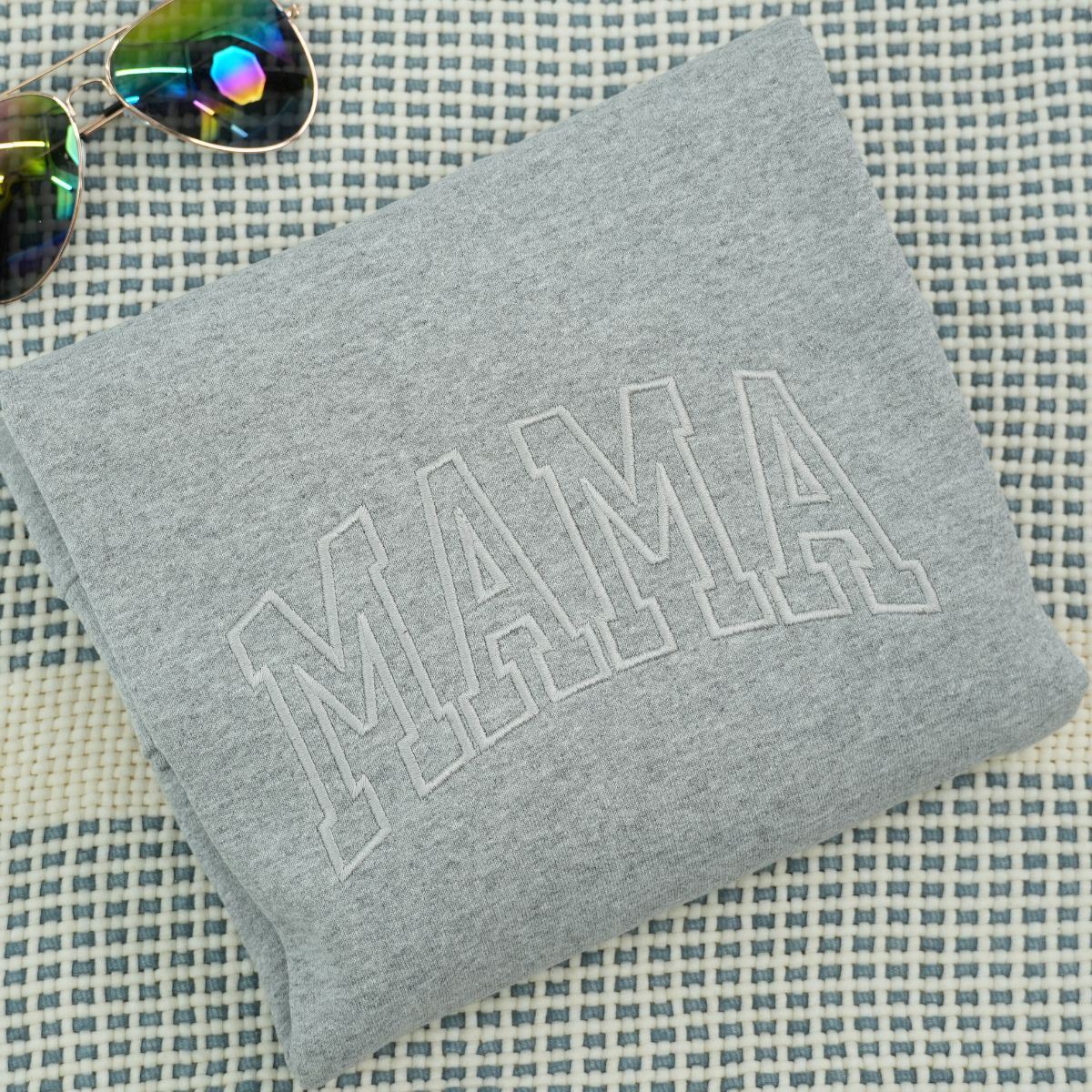 Embroidered Mama Hoodie with Kids Names - Mother's Day Gift