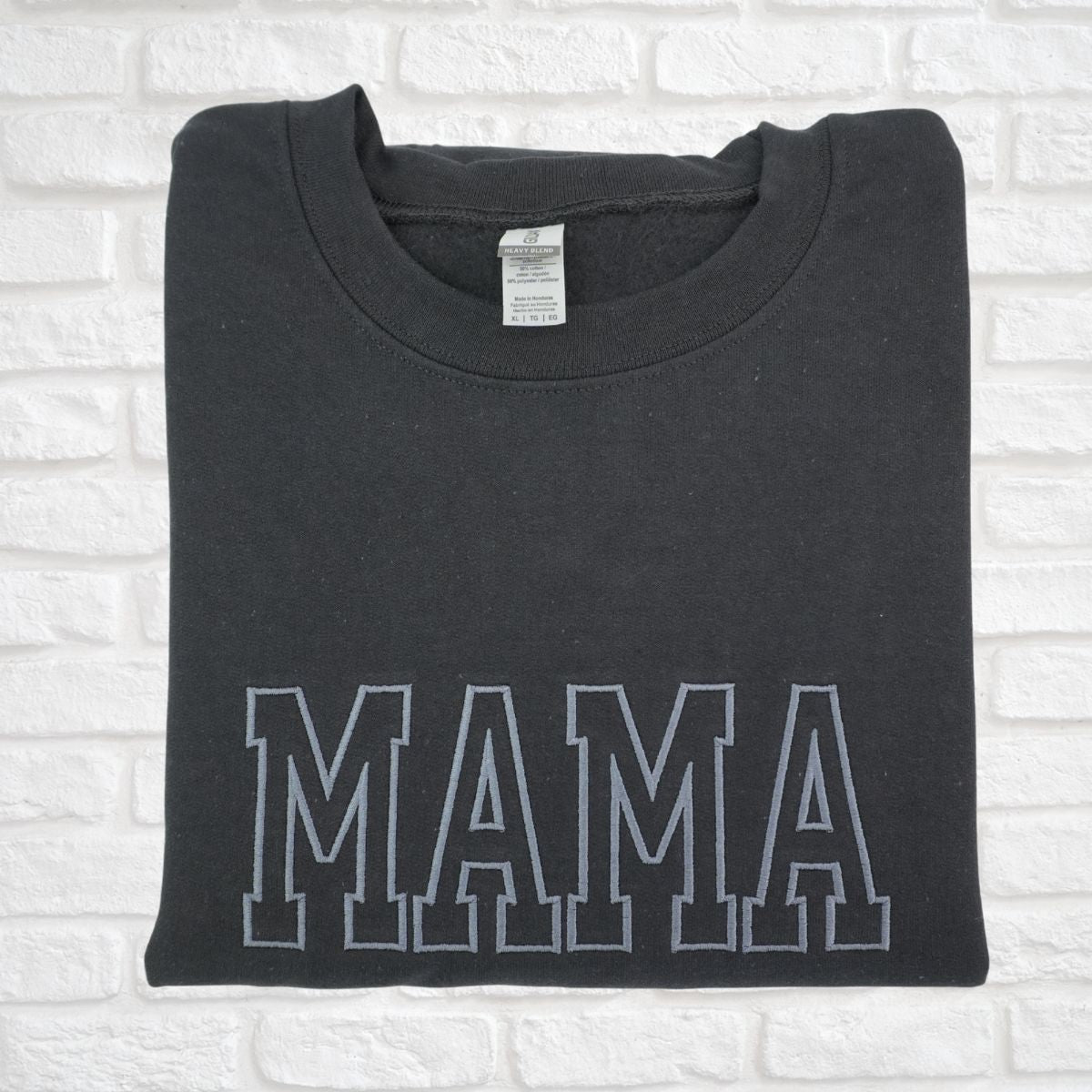 Embroidered Mama Hoodie with Kids Names - Mother's Day Gift