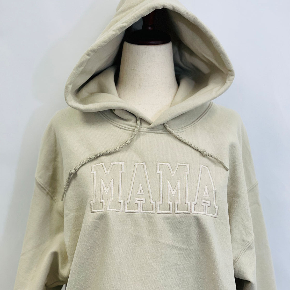 Embroidered Mama Hoodie with Kids Names - Mother's Day Gift