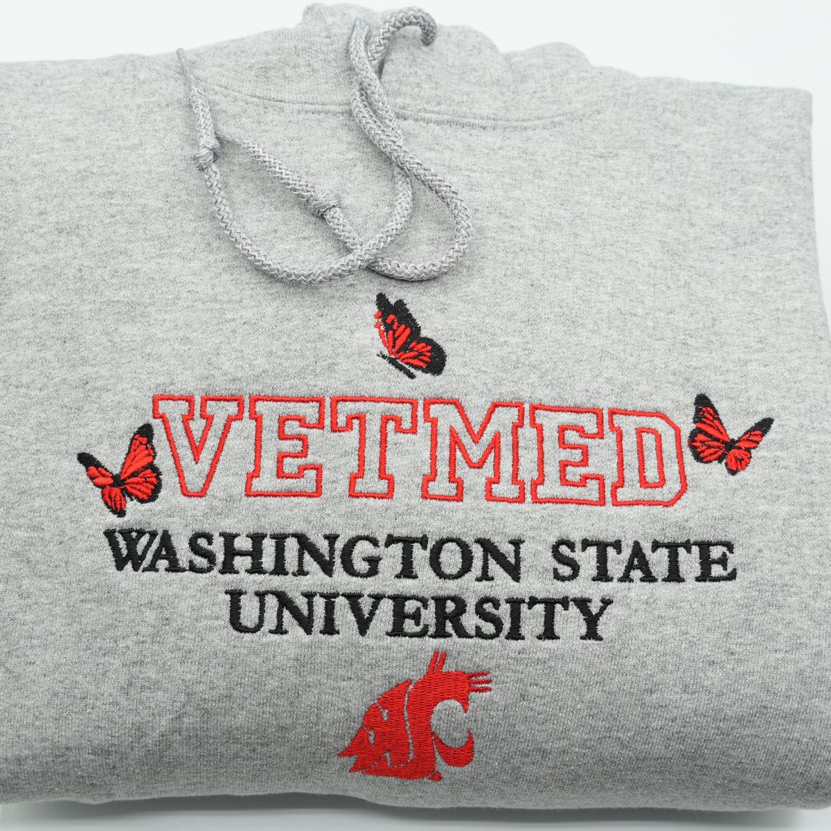 Embroidered Initials Hoodie - Graduation Back to School Gift